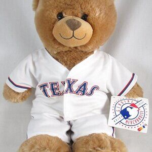 Pre-Owned Build A Bear Texas Rangers 16" Stuffed Plush Toy with Tag